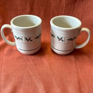 Longaberger holiday mugs